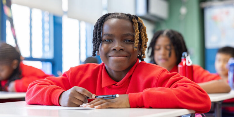 KIPP NYC students on a school campus