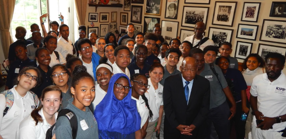 KIPP Students and Teachers Get a Lesson in “Good Trouble” from John Lewis